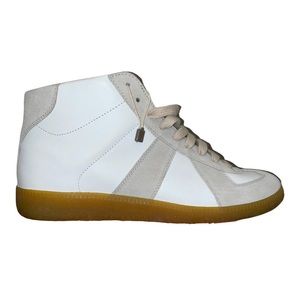 Maison Margiela White & Grey Replica High-Top Sneakers
